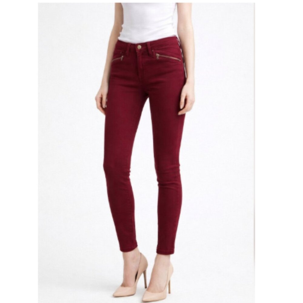 William Rast Deep Burgundy Jeans